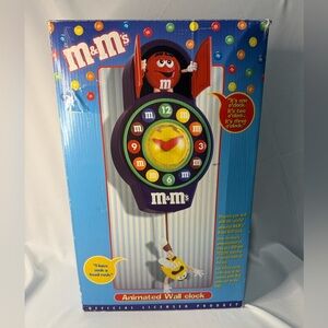 M&M Animated Wall Cuckoo Clock Talking Works In Box